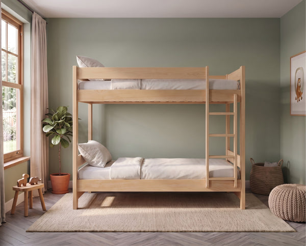Łóżko piętrowe drewniane bukowe – Premium